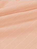 Autumn and Winter Women's Casual Elegant Striped Print V-Neck Sleeveless Vest, Suit Lapel Long-Sleeve Regular Fit Jacket and Pants Set, 3pcs Outfit for Office Commute, Business Trips, and Formal Occasions