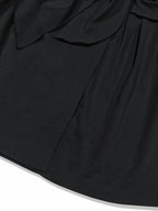 Women's Sleeveless A-Line Dress - Mustard Yellow Lapel Collar with Adjustable Waist Bow Tie & Pockets, Knee-Length Flared Hem, Loose Fit Machine-Washable Spring/Summer Casual to Semi-Formal Dress, Spring Outdoor Attire