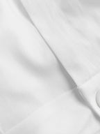 Spring and Summer Women's Casual Elegant Solid Color Lapel Sleeveless Shirt and Pants Set, 2pcs Outfit for Shopping, Travel, or Office Commute