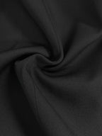 YY0227014 Spring/Autumn Women's Solid Color Casual Elegant Suit with Turn- Collar Long Sleeve Regular Fit Blouse and Pants Set, 2pcs Outfit for Commuting and Office