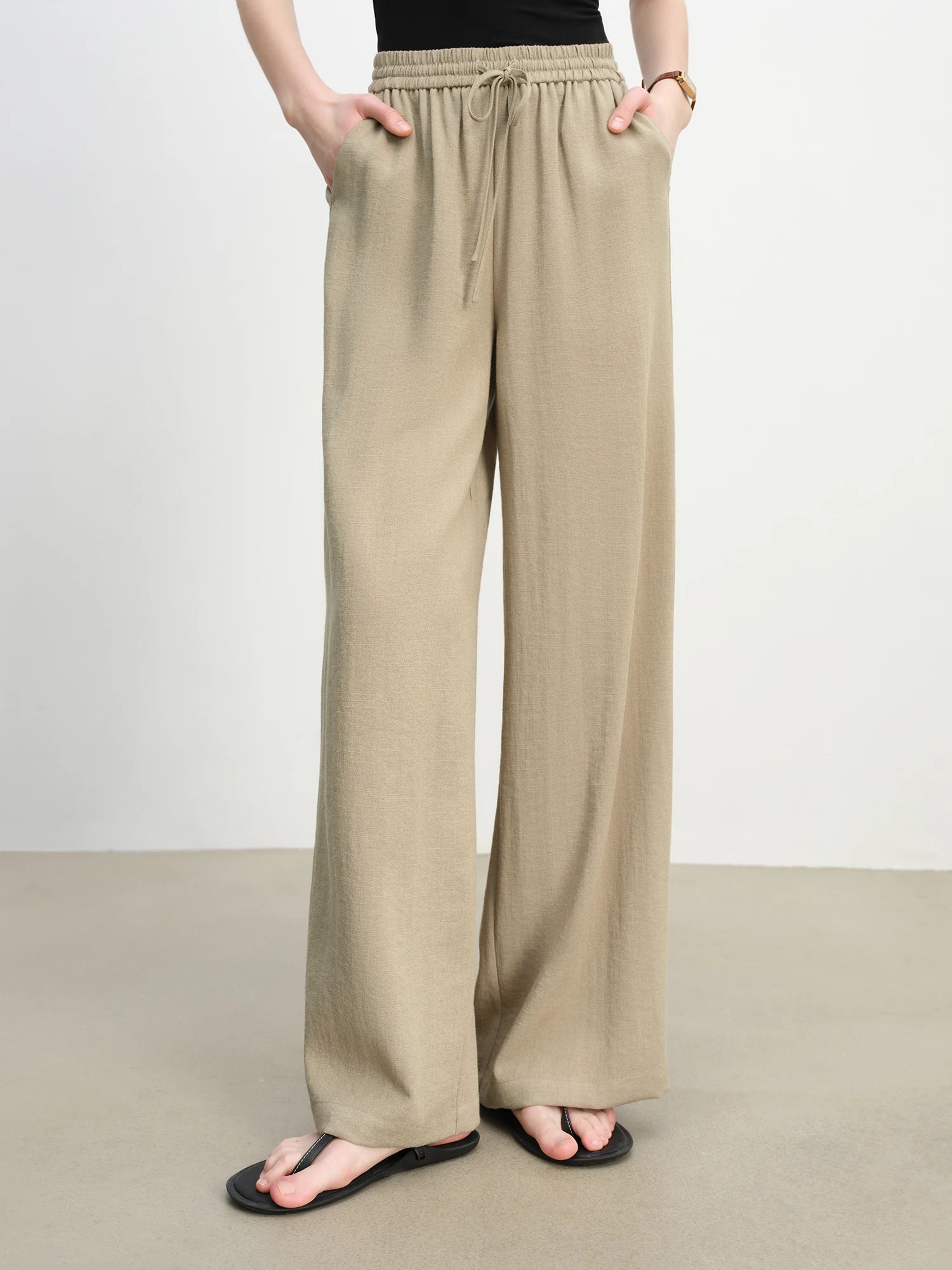 ZIQIAO Old Money Style Vest Wide-leg Pants Set Female 2025 Summer New Temperament High-end Two-piece Outfits 25ZQ92278+25ZQ92272