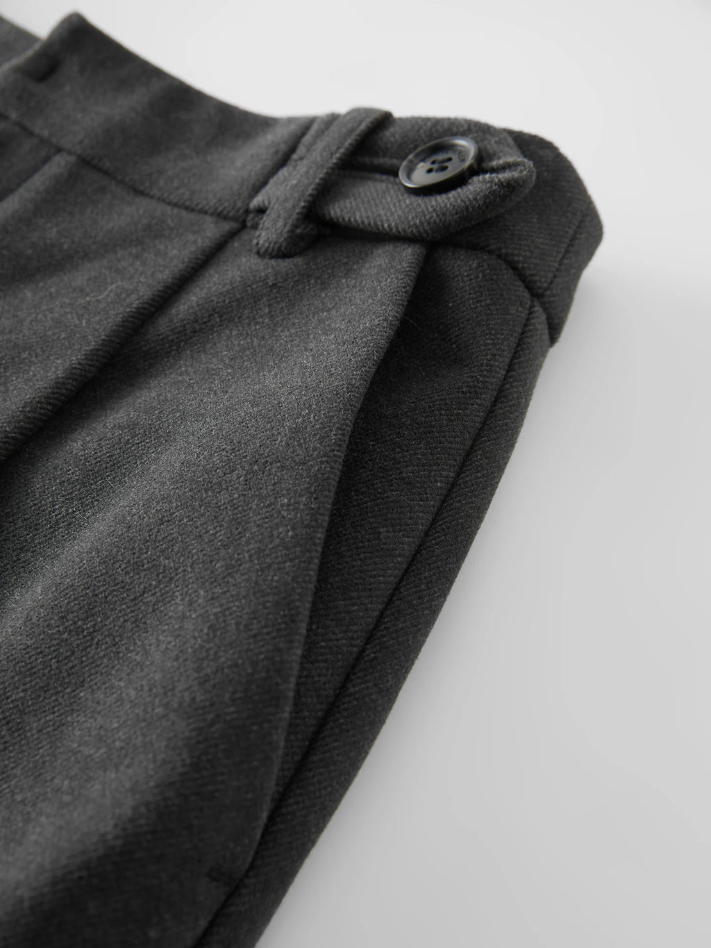 FSLE Women Winter Trousers High Waist Grey Female Cropped Tapered Pants Office Lady Commuter Winter Thicken Black Pant 24FS14471