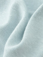 ZIQIAO Autumn 2025 Long Sleeve Set - Blue Soft Tone Matching Top & Skirt Long Length Women Casual Outfit