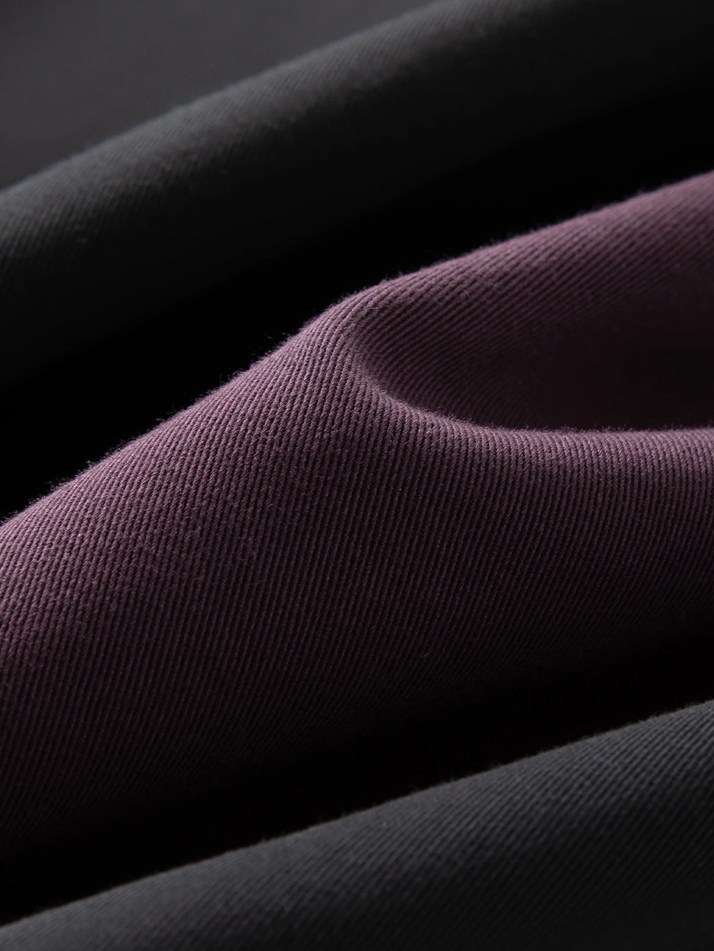 FSLE Casual Wide-leg Pants for Women 2025 Summer New Arrival Design Dark Purple Chic Pants 25FS12838