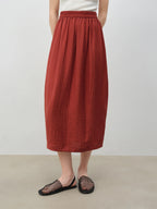 ZIQIAO 2025 Summer Petite Women Asian-Inspired Sleeveless Set - Flowy Blouson Skirt Tank Top Casual Outfit for Special Occasions