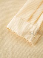 ZIQIAO Minimalist Style Loose Versatile Casual Shirt For Women 2025 Summer New Physical Sun Protection Vacation Top 25ZQ92169