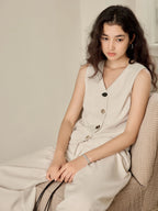 ZIQIAO Old Money Style Vest Wide-leg Pants Set Female 2025 Summer New Temperament High-end Two-piece Outfits 25ZQ92278+25ZQ92272