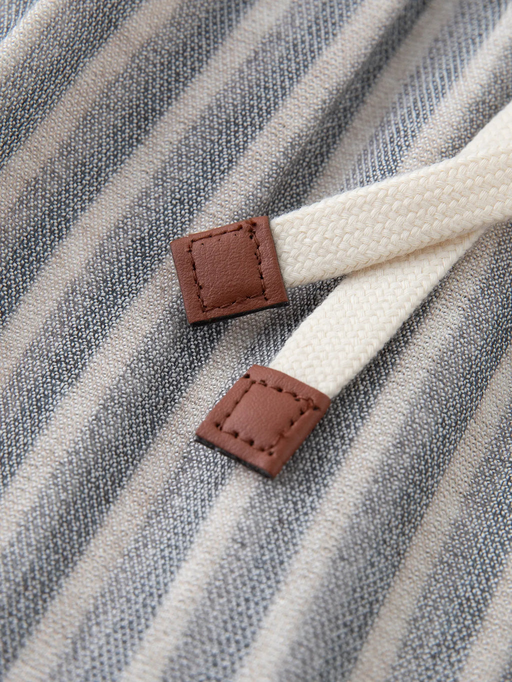 ZIQIAO 2025 Women's Elastic-Waist Wide-Leg Pants - Artistic Stripe & Fluid Drape Silhouette Casual Loose Pants 25ZQ92277