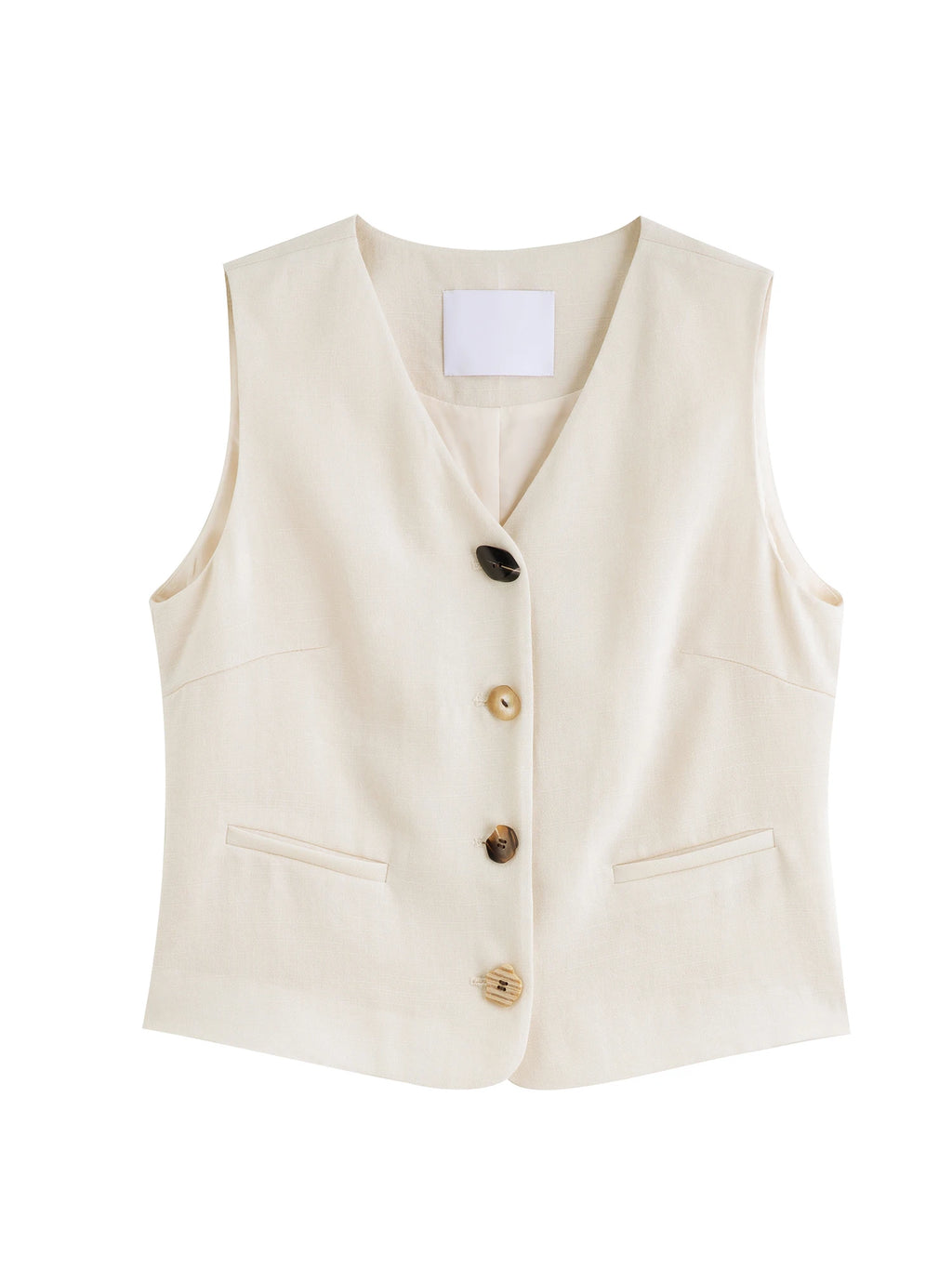 ZIQIAO Old Money Style Vest Wide-leg Pants Set Female 2025 Summer New Temperament High-end Two-piece Outfits 25ZQ92278+25ZQ92272