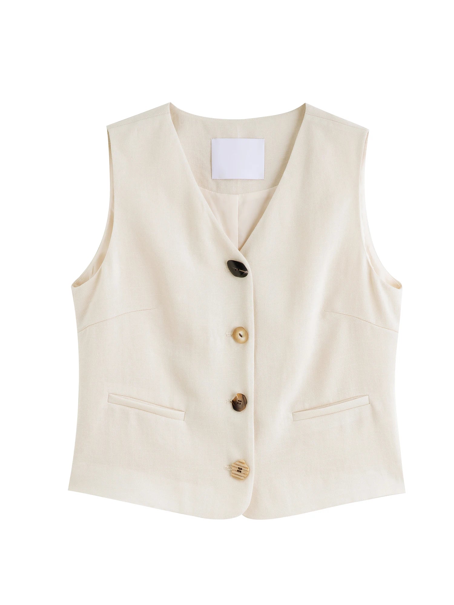 ZIQIAO Old Money Style Vest Wide-leg Pants Set Female 2025 Summer New Temperament High-end Two-piece Outfits 25ZQ92278+25ZQ92272