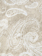 FSLE Retro Full Print Curved Jeans Women 2025 New Autumn Straight Loose Casual Pants 25FS13216