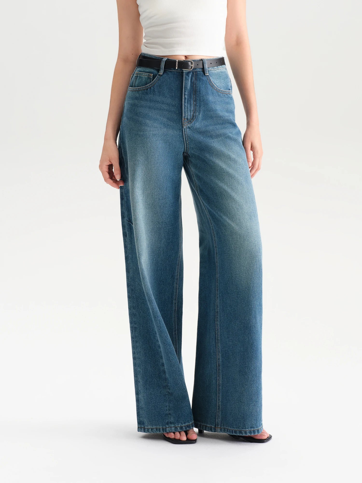 ZIQIAO Black Modern Commuting Simple Matching Genuine Leather Belt Female 2025 New Temperament Leather Belt