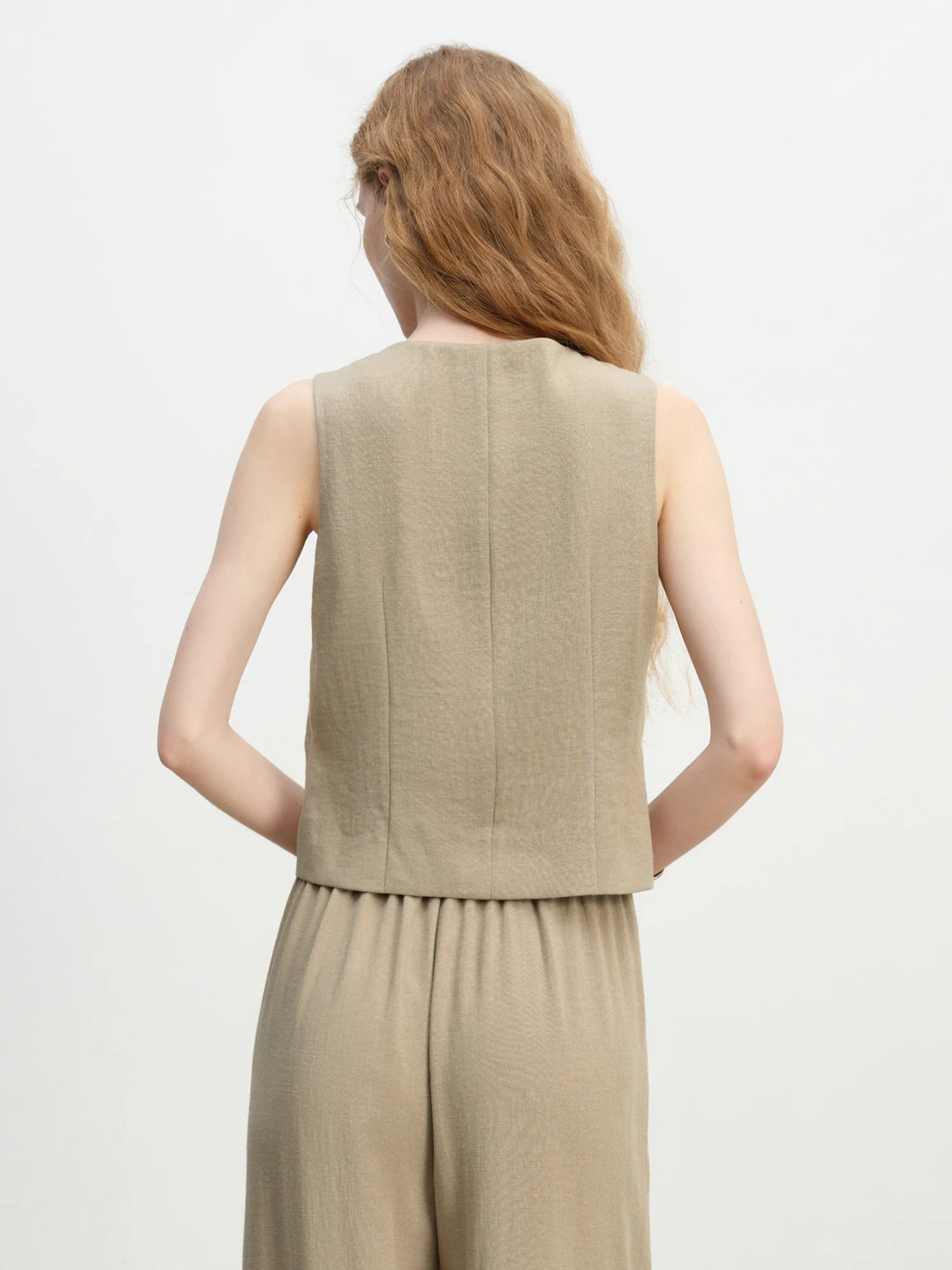 ZIQIAO Old Money Style Vest Wide-leg Pants Set Female 2025 Summer New Temperament High-end Two-piece Outfits 25ZQ92278+25ZQ92272