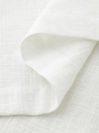 ZIQIAO 2025 Summer Women's Linen A-Line Midi Skirt - Triple Vent Hem & Breathable Styling Casual Loose Skirts 25ZQ92182