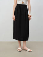 ZIQIAO 2025 Summer Petite Women Asian-Inspired Sleeveless Set - Flowy Blouson Skirt Tank Top Casual Outfit for Special Occasions