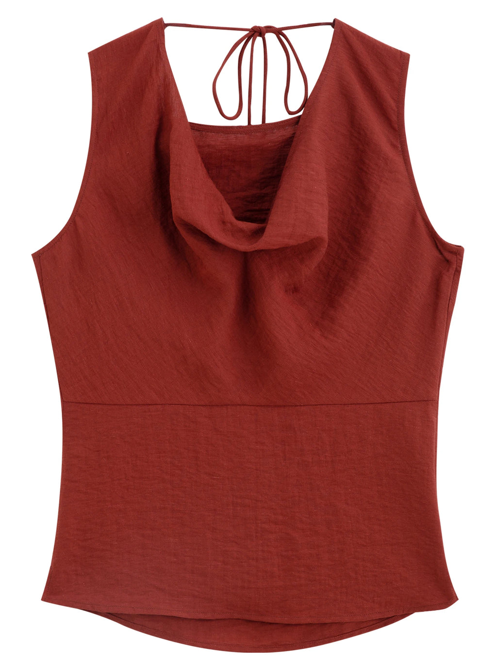 ZIQIAO 2025 Summer Petite Women Asian-Inspired Sleeveless Set - Flowy Blouson Skirt Tank Top Casual Outfit for Special Occasions