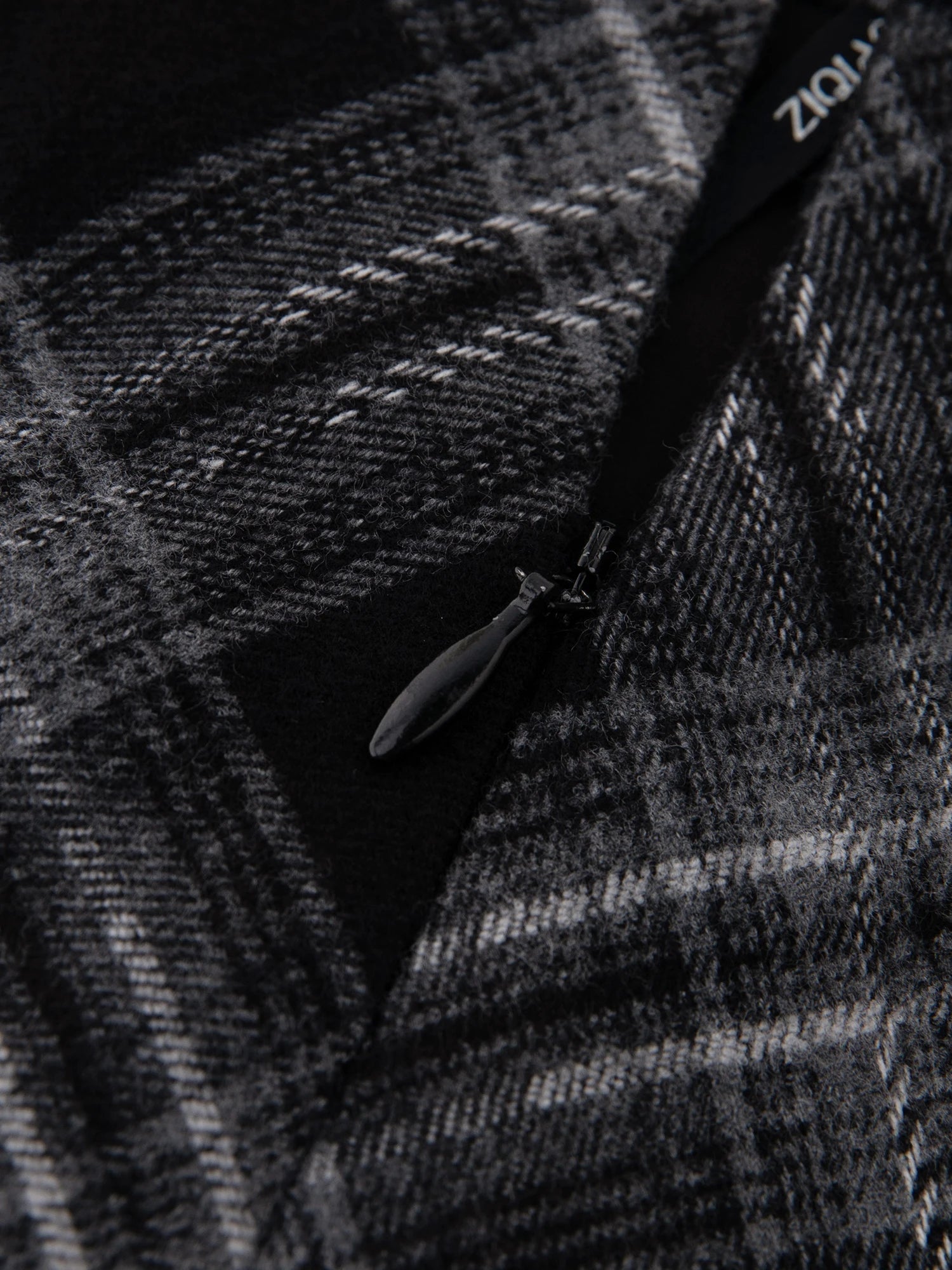 ZIQIAO 2025 Women's Retro Plaid A-Line Skirt - High Waist Flared Swing Midi Skirt with Pleated Detail for Office Casual