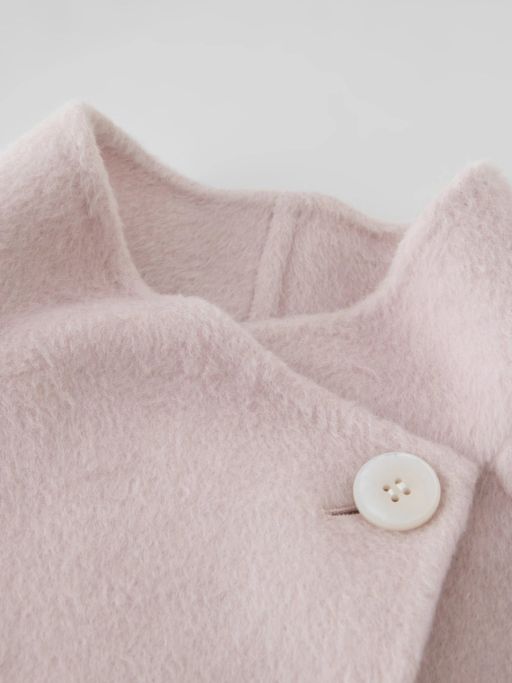 ZIQIAO 2025 New Arrival Chic Double Sided Camel Wool Blend Coat Elegant Short Jacket with College-Inspired Design Autumn Winter