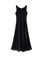 ZIQIAO Little Luxury Acetate Bias Cut Temperament Dress Women's Summer 2025 New Style 25ZQ91103