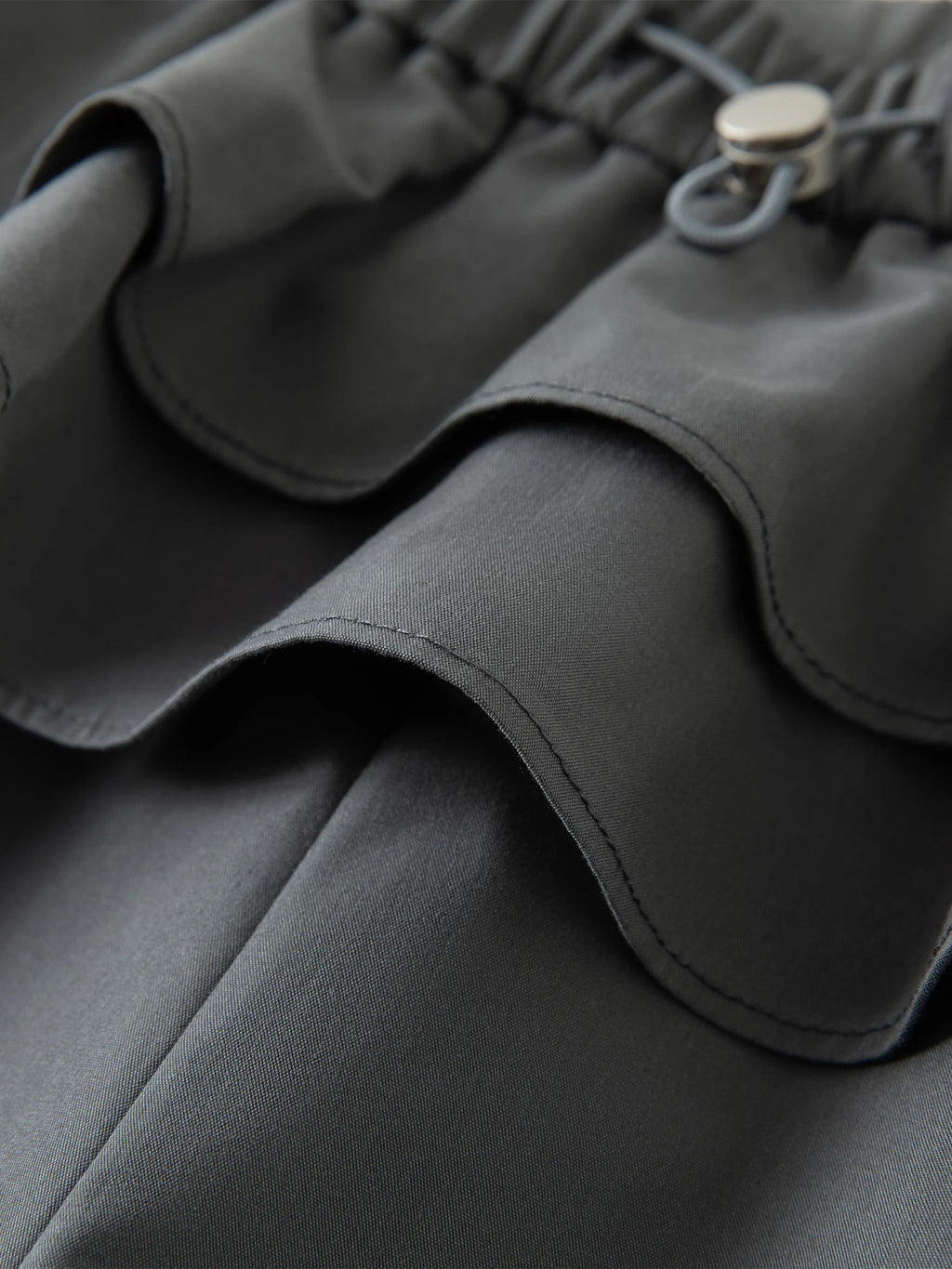 FSLE 2025 Summer Balletcore Pants Women's Fake Two-Piece Lace Trim Casual Trousers Y2K Trendy Ruffled Chic Joggers 25FS12880