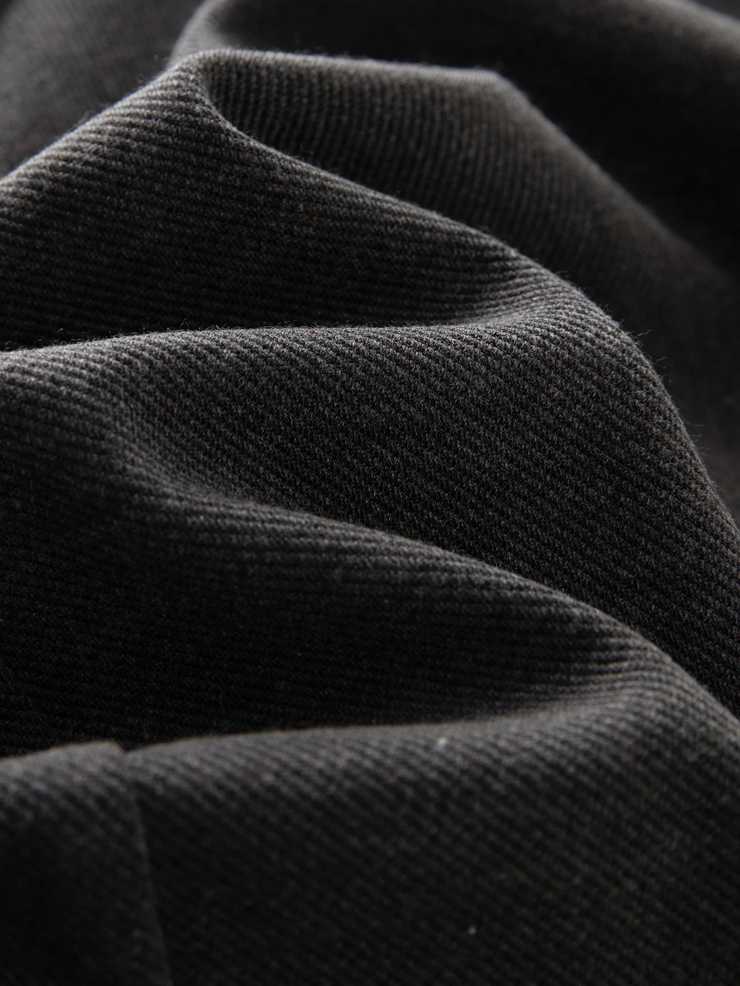 ZIQIAO 4.6% Wool 76.5% Cotton Straight Chic Long Pants for Women 2024 Winter New Design High Waist Warm Grey Pants 24ZQ94388