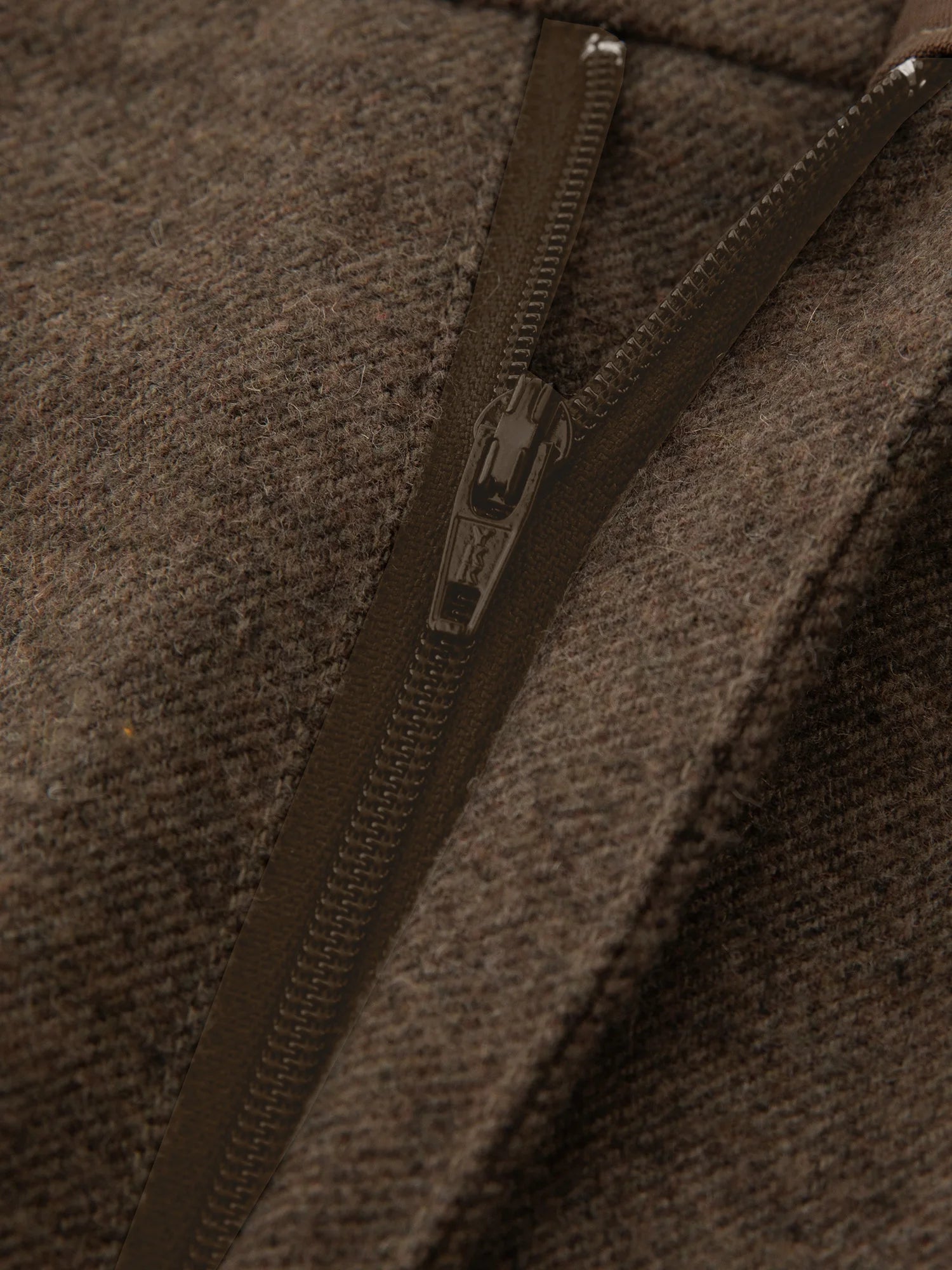 ZIQIAO 2025 Autumn Winter New Arrival Elegant 3D-Seamed Wool Draping Flared Umbrella-Style Skirt Stylish Half-Length Slim Skirts