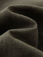 ZIQIAO 2025 Summer Women's Linen A-Line Midi Skirt - Triple Vent Hem & Breathable Styling Casual Loose Skirts 25ZQ92182