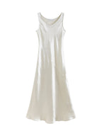 ZIQIAO Little Luxury Acetate Bias Cut Temperament Dress Women's Summer 2025 New Style 25ZQ91103