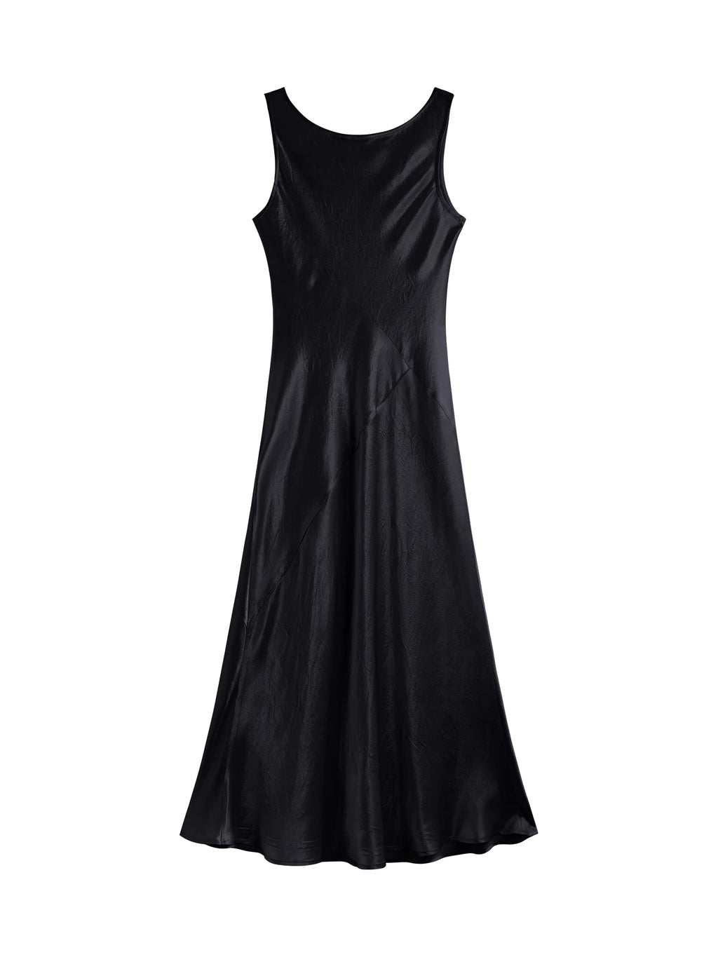 ZIQIAO Little Luxury Acetate Bias Cut Temperament Dress Women's Summer 2025 New Style 25ZQ91103