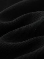 ZIQIAO 2025 Winter Women's Slim Fit Knit Dress - Round Neck Bodycon Little Black Dress Tummy Control Waist Elegant Mid-Length