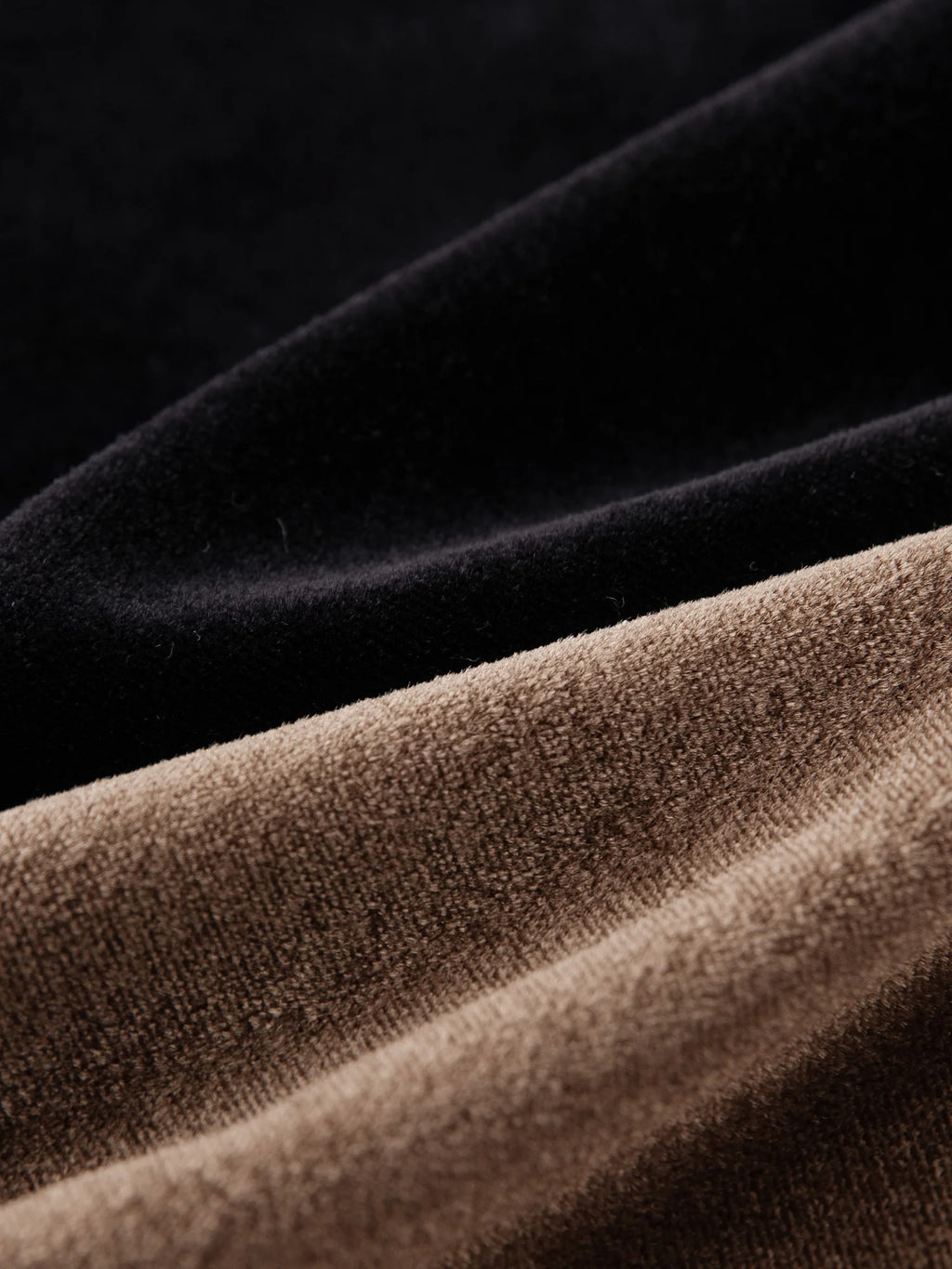 ZIQIAO French Style Black Velvet A-Line Midi Skirt for Women 2025 Autumn Winter New High-End Sense Long Hem Semi-Skirt Elegant