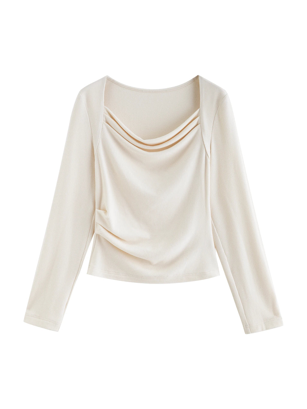 ZIQIAO 2025 Women's Knit Coordinate Set - Drop Collar Knit Top & Straight Leg Pants Office Casual Two Piece Set Elegance